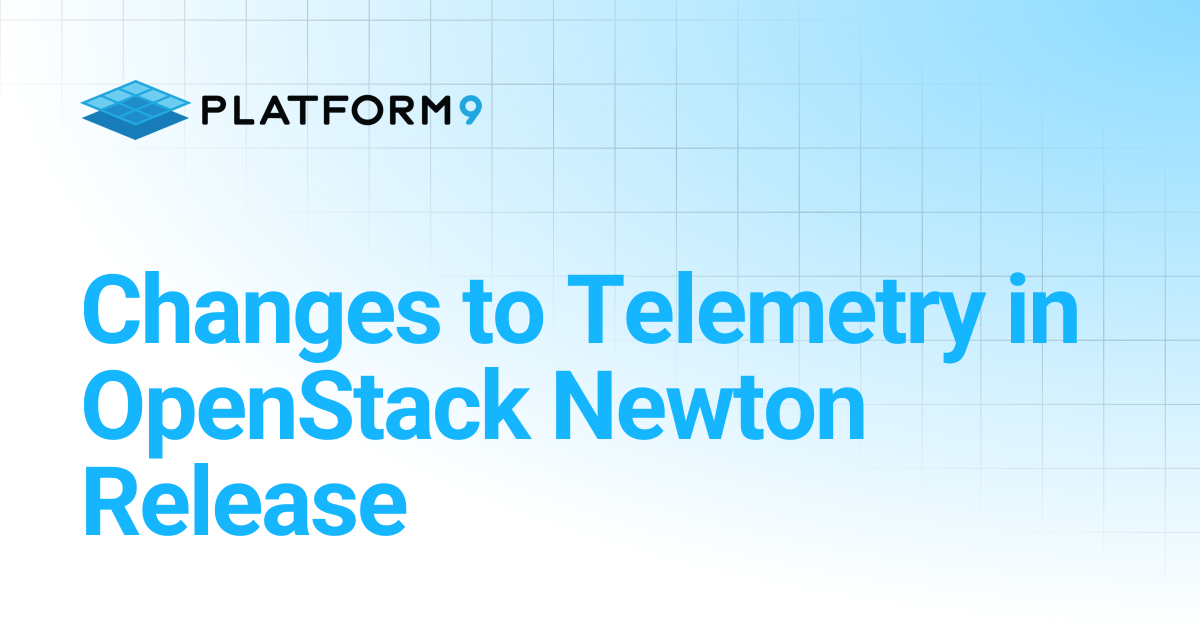 Monitoring Alarms Telemetry Changes | Managed OpenStack 5.4 | Platform9 ...