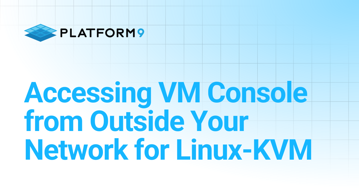 Accessing VM Console from Outside Your Network for Linux-KVM | Managed ...