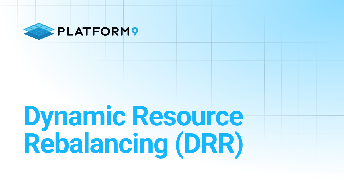 Dynamic Resource Rebalancing (DRR) | Private Cloud Director 2025.8 ...