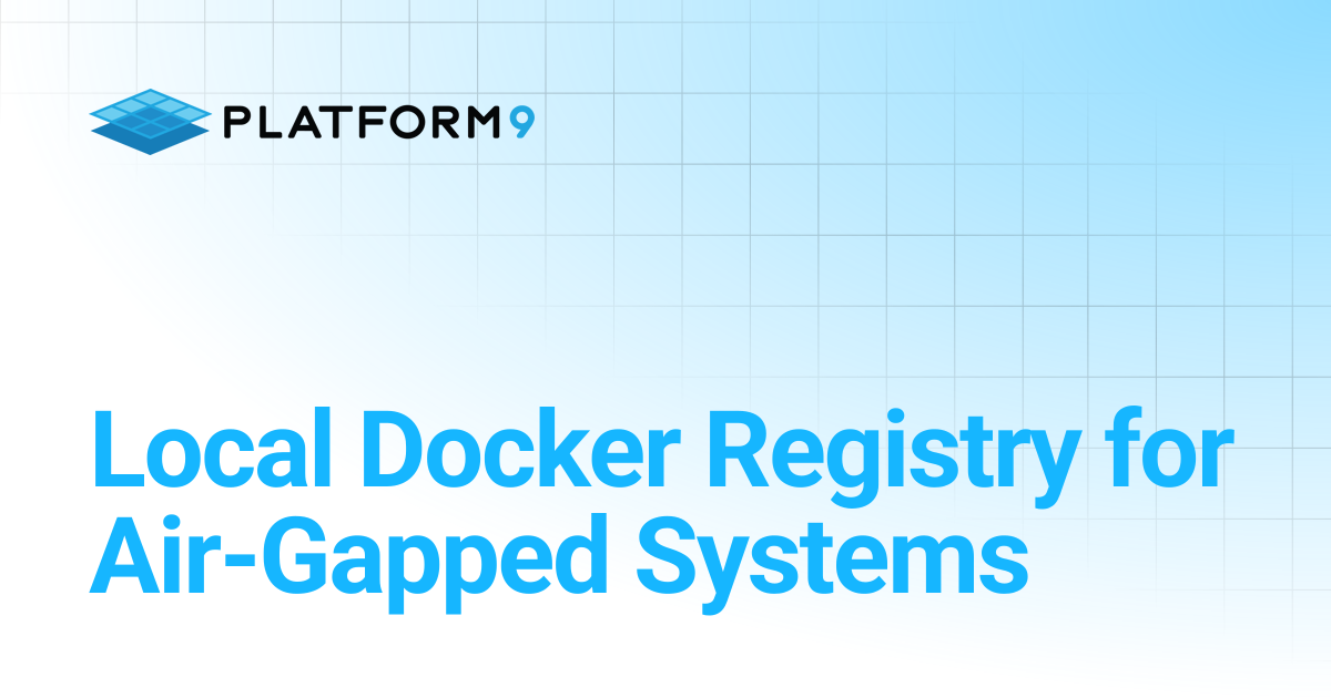 Local Docker Registry for Air-Gapped Systems | Kubernetes Self Managed ...